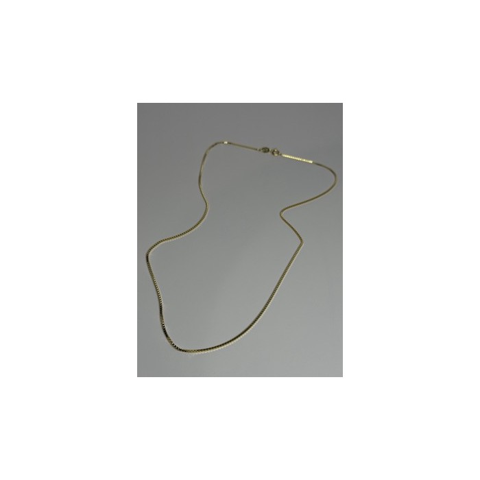 925 Sterling Silver Gold Plated Chain Length 18 Inch