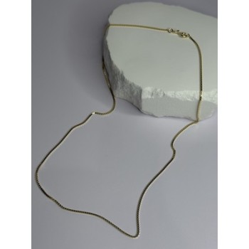 925 Sterling Silver Gold Plated Chain Length 18 Inch