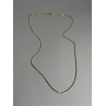 925 Sterling Silver Gold Plated Chain Length 18 Inch
