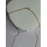 925 Sterling Silver Gold Plated Chain Length 18 Inch