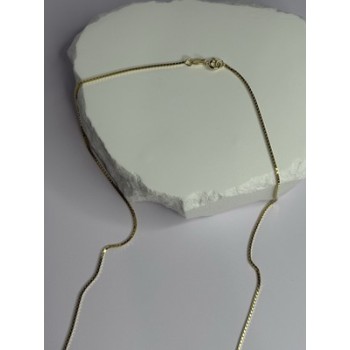 925 Sterling Silver Gold Plated Chain Length 18 Inch