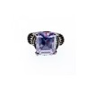 925 Sterling Silver Amethyst Ring Size 6.75