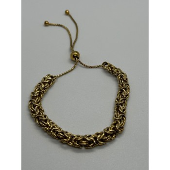 925 STERLING SILVER GOLD PLATED  MILOR ITALY BRACELET