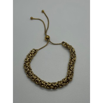 925 STERLING SILVER GOLD PLATED  MILOR ITALY BRACELET