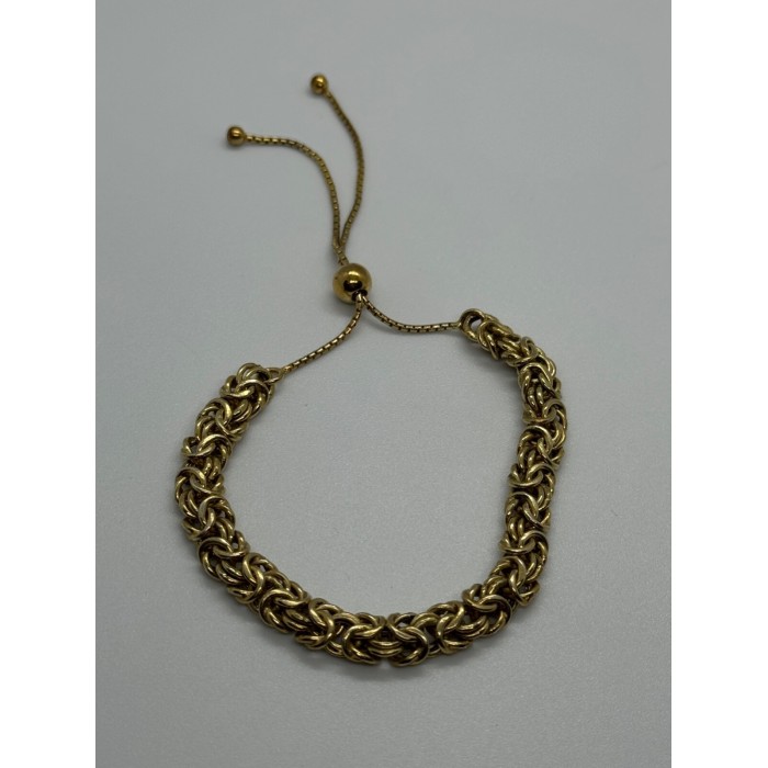 925 STERLING SILVER GOLD PLATED  MILOR ITALY BRACELET