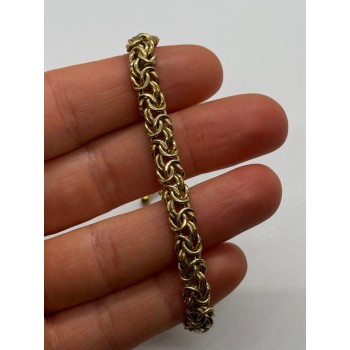 925 STERLING SILVER GOLD PLATED  MILOR ITALY BRACELET