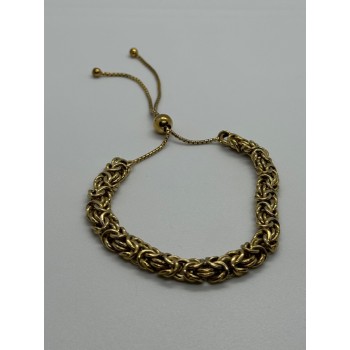 925 STERLING SILVER GOLD PLATED  MILOR ITALY BRACELET