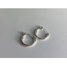 925 Sterling Silver Hoops Earrings