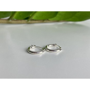 925 Sterling Silver Hoops Earrings