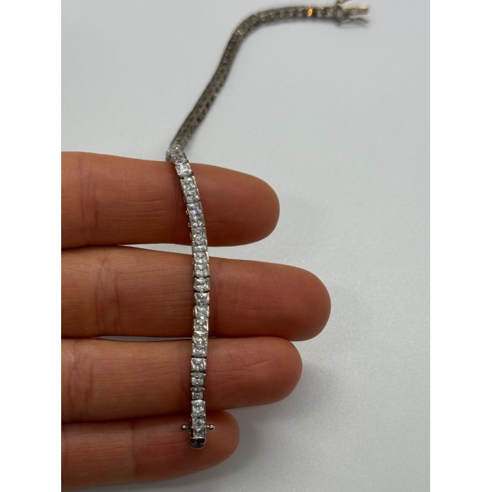 925 STERLING SILVER CZ BRACELET