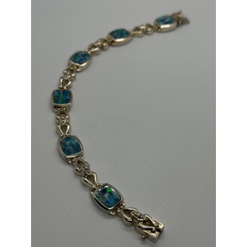 925 STERLING SILVER OPAL BRACELET