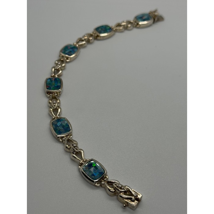 925 STERLING SILVER OPAL BRACELET
