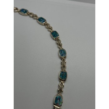 925 STERLING SILVER OPAL BRACELET