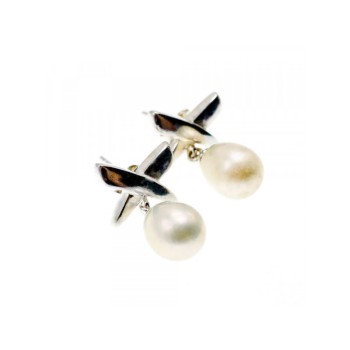 925 STERLING SILVER PEARLS EARRINGS