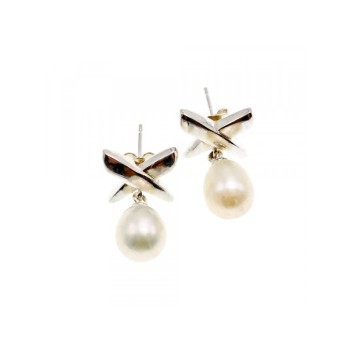 925 STERLING SILVER PEARLS EARRINGS