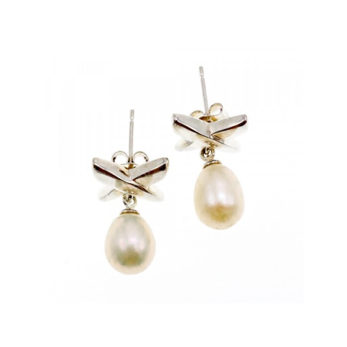 925 STERLING SILVER PEARLS EARRINGS