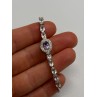 925 STERLING SILVER  MORGANITE & BERYL BRACELET