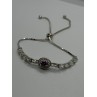 925 STERLING SILVER  MORGANITE & BERYL BRACELET