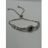 925 STERLING SILVER  MORGANITE & BERYL BRACELET