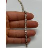 925 STERLING SILVER GOLD PLATED  CZ BRACELET