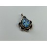 925 Sterling Silver Mosaic Opal Pendant