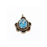 925 Sterling Silver Mosaic Opal Pendant