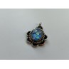 925 Sterling Silver Mosaic Opal Pendant