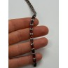 925 STERLING SILVER GARNET BRACELET