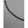925 STERLING SILVER GARNET BRACELET