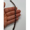 925 STERLING SILVER GARNET BRACELET