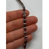 925 STERLING SILVER GARNET BRACELET