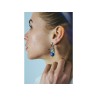925 Sterling Silver Sodalite Stud Earrings