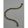 925 STERLING SILVER GOLD PLATED CZ BRACELET