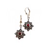 925 Sterling Silver Garnet & Marcasites 