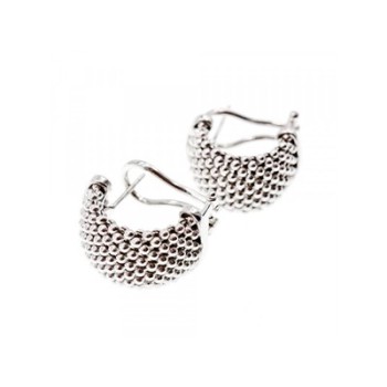 925 Sterling Silver Earrings Italy