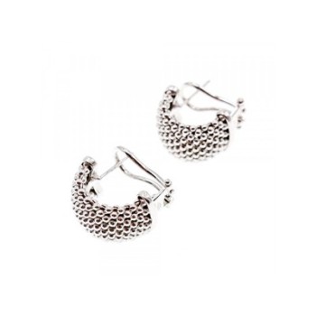 925 Sterling Silver Earrings Italy