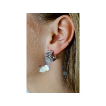 925 Sterling Silver Earrings Italy