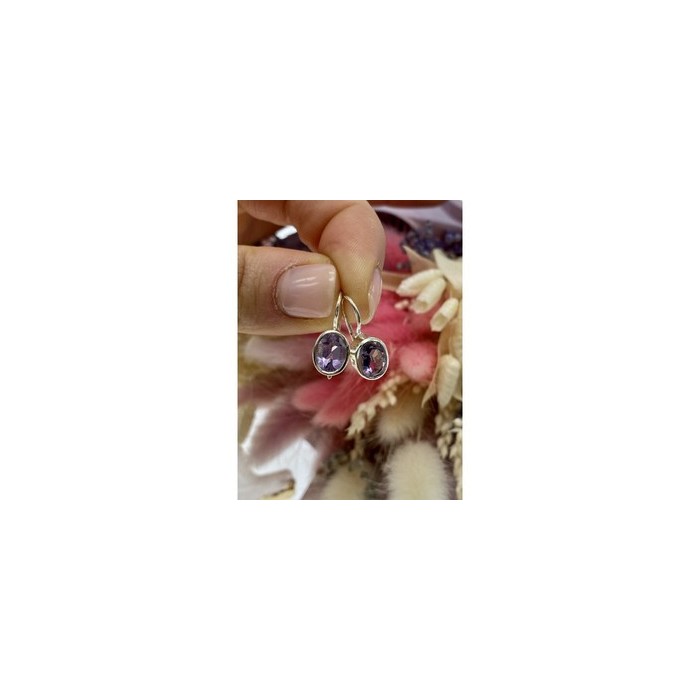 925 Sterling Silver Tourmaline Earrings