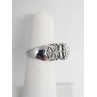 14K WHITE GOLD & DIAMONDS .5ct RING  SIZE 4