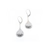 10K WHITE GOLD EARRINGS ITALY