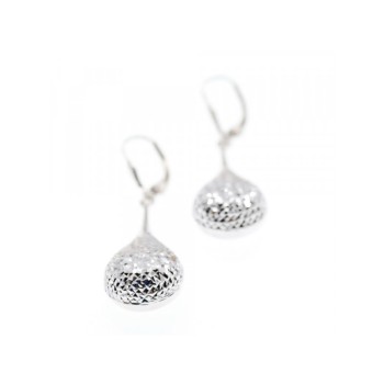 10K WHITE GOLD EARRINGS ITALY