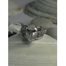 Elegant Design 925 Sterling Silver Beryl Ring Size 8