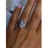 Elegant Design 925 Sterling Silver Beryl Ring Size 8