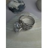 Elegant Design 925 Sterling Silver Beryl Ring Size 8