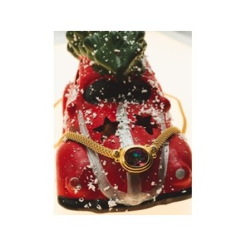 925 Sterling Silver Gold Plated  Mystic Topaz Necklace