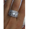 Shiny 925 Sterling Silver Cz Ring Size 11