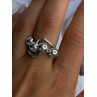 Unique Design 925 Sterling Silver Ring Size 8