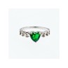 925 Sterling Silver Green CZ 