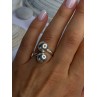 Unique Design 925 Sterling Silver Ring Size 6