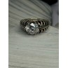 Kabana 925 Sterling Silver Cz Ring Size 6